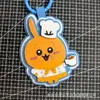 Pingente de Feltro com Texto do Tiktok Acessório de Mochila Não Tecida Chaveiro Popular Fofo Corrente para Celular