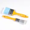 Directo de fábrica mango de plástico amarillo pincel de pintura azul blanco gris blanco PP seda afilada tamaño pincel cantidad completa grande precio excelente