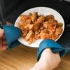 Pinza de Acero Inoxidable Pinza Antiescaldado Pinza Agarradera Agarradera Multifuncional para Cazuela Pinza para Platos de Cocina Almohadilla Aislante Juego de Tres Piezas