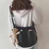 Bolsa de lona workwear de nicho Corea del Sur bandolera femenina Harajuku japonés estudiante universitario clase mochila escolar bolso de hombro estilo universitario