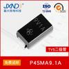 Diodo TVS P4SMA9.1A serigrafía 9V1A SMD tubo de supresión transitoria unidireccional 400W JXND