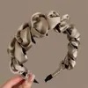 Elegante 2026 Novo Estilo Aro de Cabelo Não Apertado Acessório de Cabelo Estilo Coreano Faixa de Cabelo Maillard Presilha de Cabelo Versátil Vintage para Mulheres