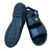 Pantuflas Antiestáticas, Suela Suave Antideslizante, Sandalias de Trabajo para Fábrica de Taller Libre de Polvo, Negro y Azul, Unisex, Resistentes al Desgaste y Antideslizantes