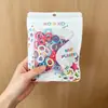 100 Piezas Gomas para el Cabello de Margarita Sencillas Empaquetadas en Bolsa Bandas de Goma de Nylon Coloridas Anillos de Toalla Accesorios de Cabello de Moda Cuerdas para el Cabello Lote