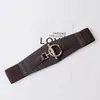 Abrigo sello de cintura moda femenina falda a juego moderno elástico vestido elástico ropa exterior versátil accesorios de cinturón ancho decorativo