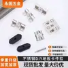Clips en forma de Z, piso de compuesto de madera y plástico negro, clips de acero inoxidable, conectores sin costura, conectores para piso de exterior, piso de madera plástica