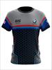 Traje de Motociclismo de Carreras F1 Nuevo Transfronterizo Traje de Montar Transpirable de Secado Rápido Camiseta de Manga Corta con Cuello Redondo Camisa de Trabajo para Fuera de Carretera