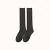 Meias de Cano Longo Grossas de Inverno para Mulheres, Antiodor, Quentes, Meias de Cano Longo, Antibacterianas, Absorventes de Suor, Meias Slouch Femininas, Meias de Outono e Inverno