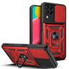 Aplicación transfronteriza de funda para teléfono móvil Samsung A23 con ventana deslizante anticaída A53/A73 soporte de espejo protector para coche A13 4G funda protectora