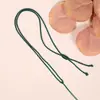 Cordón con colgante de hebilla de paz, cordón de collar dorado, cordón de colgante de alta calidad, cordón de colgante de jade, cordón de cuello ajustable DIY para hombres y mujeres