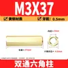 Espaçador Hexagonal de Cobre de Passagem Dupla M2-M6 Latão PCB Espaçador Isolante Hexagonal Oco Espaçador de Cobre de Passagem Direta Porca de Cobre com Rosca Interna