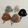 Gorro de Bebé Primavera y Otoño Ins Estilo Coreano Versátil Casual Panda de Bebé Sombrero Cubo Dibujo Animado Bebé Sombrero de Pescador