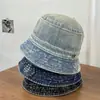 Sombrero de Pescador de Ala Ancha Estilo Vintage, Algodón Lavado Retro Coreano, Sombrero de Cubo Simple Casual Versátil para Cubrir el Rostro para Primavera y Verano, Unisex Moderno