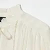 Comercio Exterior Transfronterizo 2026 Primavera Nuevo Top Camisa de Encaje Vertical Versátil Estilo Romántico para Mujer 4387247