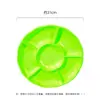 Plato desechable de plástico PS para fiesta picnic dim sum plato con compartimentos para fruta 31cm snacks plato de seis compartimentos