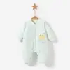 Macacão de Bebê Outono e Inverno Masculino e Feminino Recém-Nascido Quente Espessado Fino Acolchoado Roupão Terno Roupa Lua Cheia Roupa de Inverno para Bebê