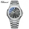 CHENXI Amanecer Reloj de Pulsera de Acero Transfronterizo Pareja Luminoso Impermeable Moda Calendario de Negocios Reloj de Cuarzo para Hombre y Mujer 8222