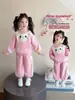 Conjunto de Ropa para Niñas Primavera y Otoño 2026 Nueva Moda Ropa de Otoño para Niños Conjunto de Dos Piezas Súper Lindo para Bebés