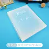 Carpeta de Partituras A4 Color Gradiente Dulce, Alto Valor Estético, No Reflectante, Páginas de Inserción Transparentes, Adecuada para Estudiantes para Modificar Partituras, Carpeta de Almacenamiento
