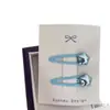 Nuevo Par de Pinzas para el Cabello BB Infantiles Simples Pinza Lateral Pinza para el Flequillo