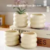 Maceta de Cerámica Simple para Uso Doméstico con Plato, Venta al por Mayor Transfronteriza Temu, Específicamente para Orquídeas Phalaenopsis y Plantas Suculentas