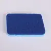 Esponja de Pulpa de Madera Azul Personalizada en Forma de S para Limpiar Platos, Fregar Ollas y Limpiar, Bloque de Esponja de Pulpa de Madera Espeso y Absorbente