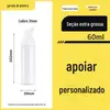 Garrafa Espumadora de Mousse Tipo Pressão Atacado Recarga de Álcool em Gel Embalagem de Garrafa Plástica Transparente Vazia para Loção de Viagem