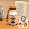 Nueva taza térmica de acero inoxidable 316, con un diseño creativo y artístico, perfecta para estudiantes, con un estilo de taza de leche portátil, lindo y adorable.