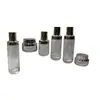 Garrafa de Cosmético de Luxo Garrafa de Vidro Dispenser para Loção Água Emulsão Garrafa de Vidro com Dispenser de Camada Dupla de Luxo 45 120 ml