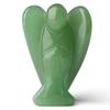 Pedra Natural Transfronteiriça Mais Vendida Gema Esculpida Paz Anjo Anjo da Guarda de Bolso Estátua de Cura Enfeites