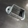 Accesorios para vallas de acero galvanizado base fija base galvanizada conector de tubo cuadrado tensor de balcón ensamblaje de escalera barandilla