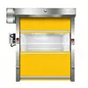 Puerta Rápida de PVC Cortina Enrollable Limpia Suelo de Sala Magnética Inducción Control Remoto Industrial Automática Elevación PLC Enclavamiento Puerta de Ducha de Aire