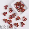 Cuentas de Animales Pintadas a Mano de Alta Temperatura Marrones Cuentas de Cerámica Cuentas Sueltas Material para Hacer Pulseras DIY Hechas a Mano Cuentas de Cerámica