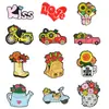 Buquê Dia dos Namorados Bolsa de Praia Eva Fivela Decorativa DIY Destacável Moda Bolsa com Furos Acessório Acessório Cartoon