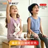 Colete Infantil Classe A Outono/Inverno Meninos Top Quente Sem Mangas Lã Meninas Proteção da Barriga Meninos Top Quente de Lã Sem Mangas