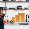 Tábua de Corte Dupla Face de Bambu Personalizada para Cozinha e Casa Atacado Tábua de Cortar Durável Bambu Antibacteriano Uso Doméstico