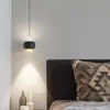 Luminária pendente ajustável, luxo moderno, design simples, adequada para quarto, cabeceira, sala de estar, sala de jantar, bancada de ilha, decoração de pousada, luz de toque ambiente