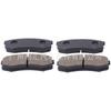 04466-60040 adequado para Toyota landkuroze FZJ105 HZJ105 pastilha de freio traseira placa de fricção