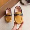 Zapatos de Cuero sin Cordones para Niños Primavera 2026 Zapatos para Bebés de 1-3 Años Mocasines para Niños Pequeños Zapatos Negros de Rendimiento Zapatos Blancos