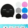 Gorro de Natación de Silicona para Adultos al por Mayor, Unisex, Equipo de Natación de Color Sólido, Gorro de Natación de Silicona Fresco y de Alta Elasticidad