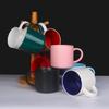 Taza creativa, pequeña, fresca y sencilla, para el hogar, de gran capacidad, con logotipo imprimible, taza de cerámica, taza publicitaria, taza de agua, taza de café