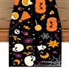 Bandera de Mesa Nueva de Halloween Transfronteriza Calavera Calabaza Decoración Navideña para el Hogar Mantel Mantel Mantel para Mesa de Centro