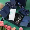 Caixa de Presente com Porta Dupla para Cosméticos e Batons, Caixa de Presente de Aniversário Exquisita, Estoque Pronto para Exportação