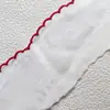 Promoção quente em estoque algodão bordado renda cor algodão pequeno floral 8cm perfurado oco renda diy acessórios de vestuário