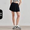 Falda Deportiva Blanca Plisada de Cintura Alta para Mujer, Anti-Exposición, Falda Plisada de Yoga que se Ajusta a la Cadera, Falda de Tenis Absorbente de Sudor para Verano