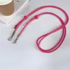Color Sólido Multitono Lujo Ligero Hebilla Metálica Correa Cruzada Ajustable Correa para el Cuello Adecuado para Bolsos de Teléfono Lanyard de Mujer