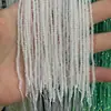 Cuentas de Fútbol de 1 mm/3 mm Hilo de Algodón Cuentas Sueltas de Vidrio Materiales para Hacer Joyería Hecha a Mano Accesorios para Zapatos y Ropa