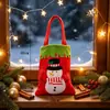 Decoración Navideña Bolsa de Dulces Bolsa para Libros Bolsa de Regalo Navideño Costura Hecha a Mano Bolsa de Regalo Navideño Nochebuena