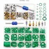 18 Rejillas 270 Piezas Anillo de Goma Anillo de Sellado para Aire Acondicionado de Coche Resistente a la Corrosión Anillo de Sellado para Compresor Sellos Tóricos