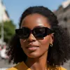 Óculos de Sol Coloridos em Gel Modelo Novo 2026 Estilo Influenciador Xiaohongshu, Óculos de Sol Versáteis e Modernos para Street Style e um Look Natural